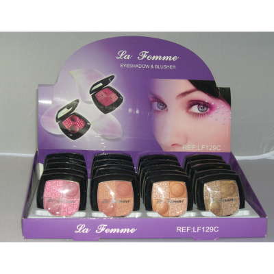 La Femme 2pc Cream Eye Shadow & Blusher Make Up Set (24 UNITS)