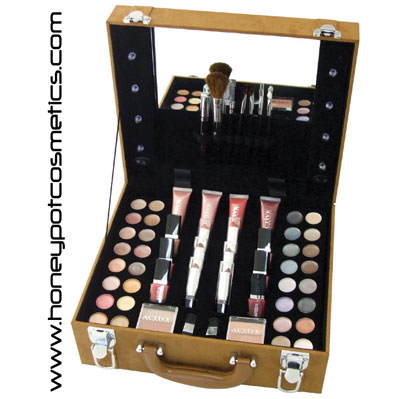 Active Gold Light Box Vanity case with mirror (EACH)