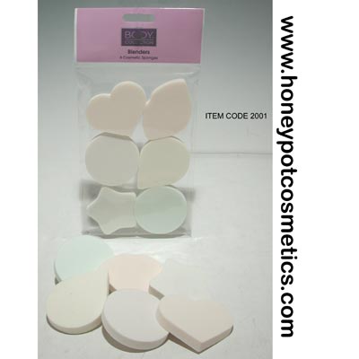 Body Collection 6pcs/pack blenders cosmetic sponges (24 UNITS)