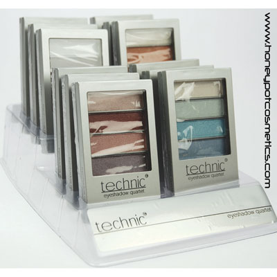 Technic Eyeshadow Quartet with 2 Applicators (12 UNITS)