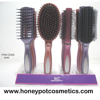 Body Collection Large hair brushes in 4 brush types (12 UNITS)