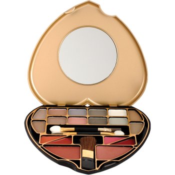 Body Collection Heart Shaped Make Up Set With Mirror (6 UNITS)