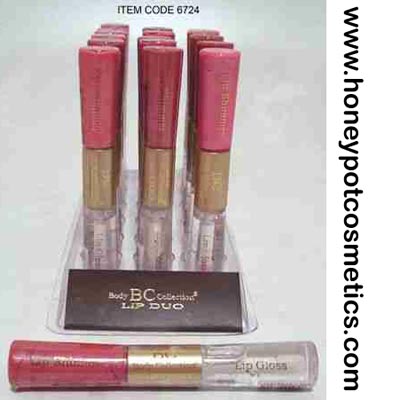 Body Collection Lip duo clear & colour lipshine (18 UNITS)