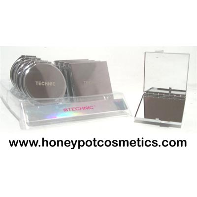 Technic Metal compact mirrors (round & square) (12 UNITS) Technic Metal compact mirrors (round & square) (12 UNITS)