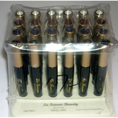 La Femme Waterproof Mascara 7ml '4 Colours' (24 UNITS)