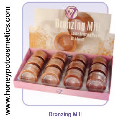 W7 Bronzing Mill - loose powder at a twist 'Bronze' (12 UNITS)