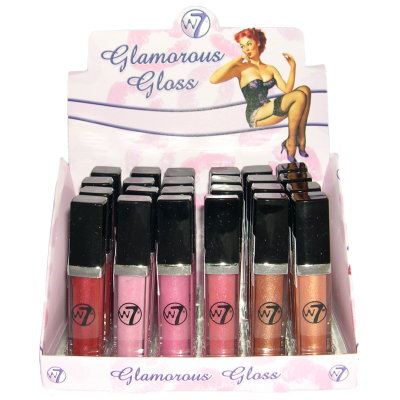 W7 Glamorous Gloss Diamond Shine Lip Gloss (36 UNITS)