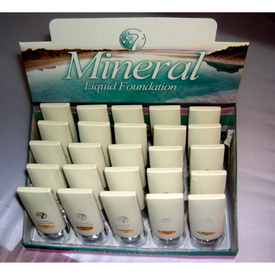 W7 Mineral Liquid Foundation 40ml (24 UNITS)
