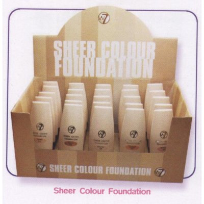 W7 Sheer Colour Liquid Foundation (25 UNITS)