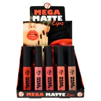 W7 Mega Matte Lips Liquid Lipsticks 7ml (25 UNITS)