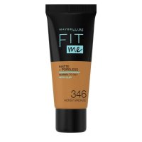 Maybelline Fit Me Matte+Poreless 346 Honey Bronze - (3 UNITS)