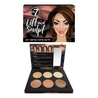 W7 Lift And Sculpt Face Shaping Contour Palette 21g (12 UNITS)