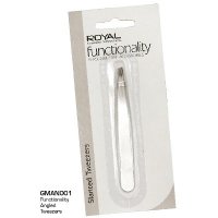 Royal Functionality Slanted Tweezers CARDED (12 UNITS)