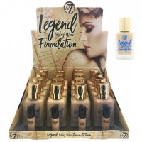 W7 Legend Lasting Wear Foundation 4 Shades (16 UNITS)light tray