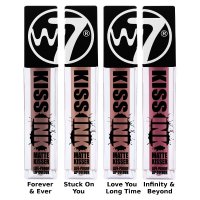 W7 Kiss Ink Matte Kisser Lip Colour 7ml (24 UNITS)