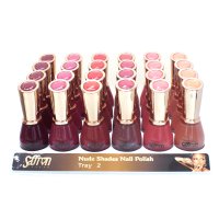 Saffron Nude Shades Nail Polish Tray2 13ml (24 UNITS)