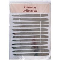 Fashion Collection Large 6 Inch Nail Files On Card (12 UNITS)