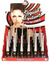 W7 Liquid Dip Black Eyeliner Pots (24 UNITS)