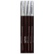 Saffron Waterproof Eye Brow Pencil Dark Brown 0.95g (12 UNITS)