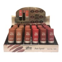 Saffron London Pro-Matte LipStick Tray B - (24 UNITS)