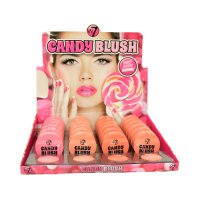 W7 Candy Blush Sweet Cheeks Blusher 6g (24 UNITS)