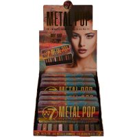 W7 Metal Pop Soft Metallic Shimmers Eye Colour BULK (96 UNITS)