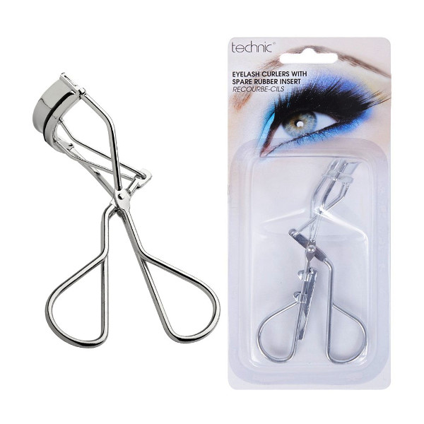 Technic Eye Lash Curlers With Spare Rubber Insert (12 UNITS) - Click Image to Close