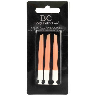 Body Collection False Nail Applicators 3 Pack CARDED (12 UNITS) - Click Image to Close