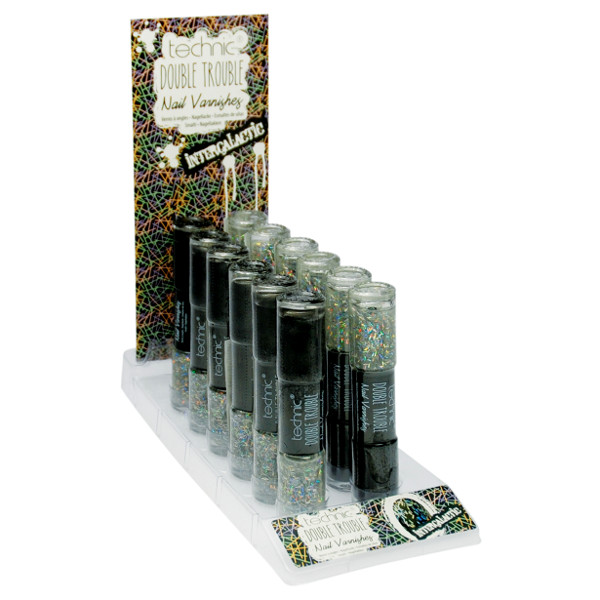 Technic Double Trouble Nail Varnishes - Intergalactic (12 UNITS) - Click Image to Close