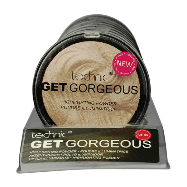 Technic Get Gorgeous Highlighting Powder 6g (10 UNITS) - Click Image to Close