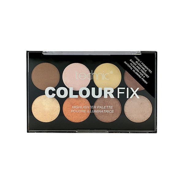 Technic Colour Fix 8pc Highlighter Palette BULK (72 UNITS) - Click Image to Close