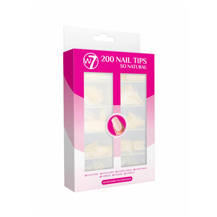 W7 200 Acyrlic Tips So Natural (6 UNITS) - Click Image to Close