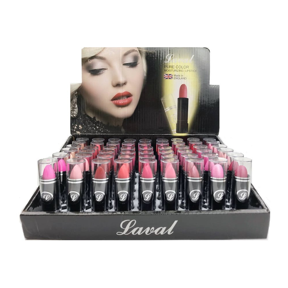 Laval Pure Colour Moisturising Lipstick (54 UNITS) - Click Image to Close