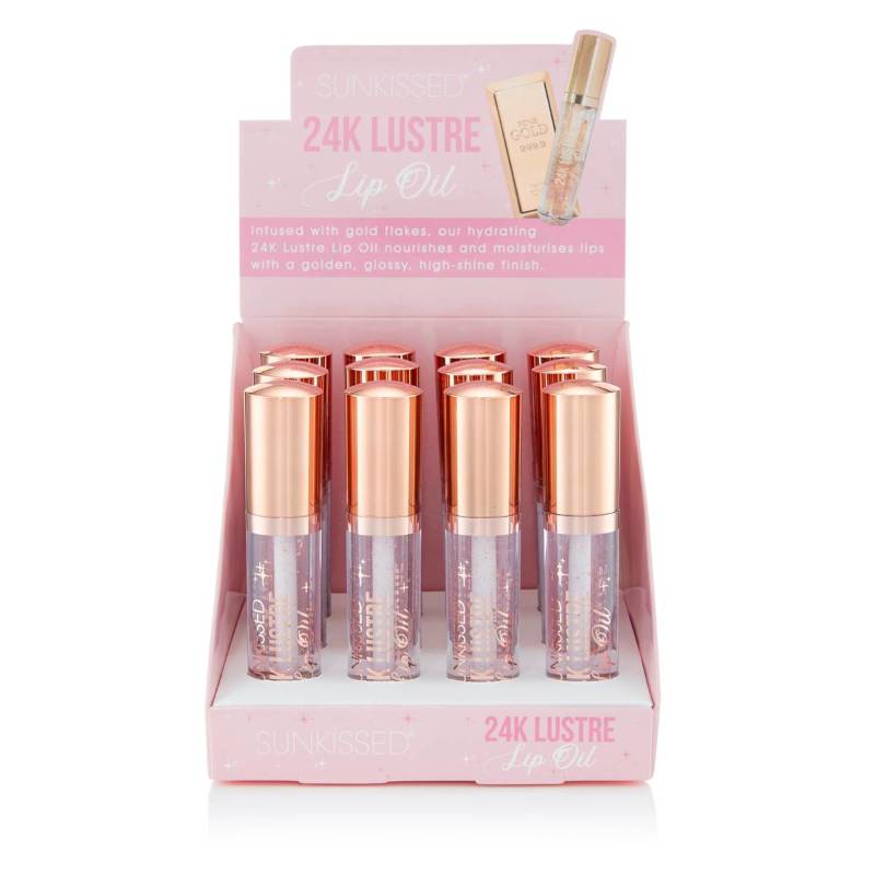 SUNkissed 24K Lustre Lip Oil 4.2ml (12 UNITS) - Click Image to Close