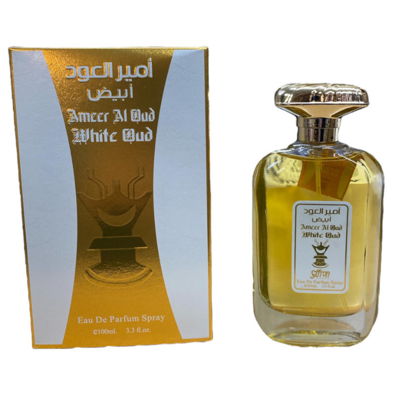 Saffron Ameer Al Oud White Oud Unisex 100ml EDP Spray (12 UNITS) - Click Image to Close