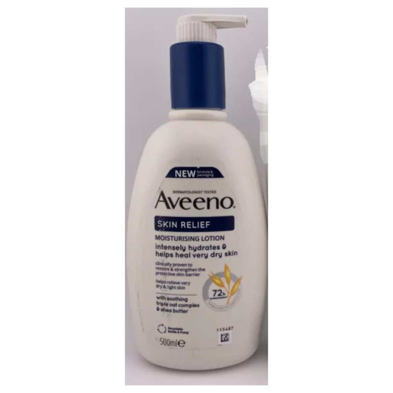 Aveeno Skin Relief Moisturising Lotion 500ml (4 UNITS) - Click Image to Close
