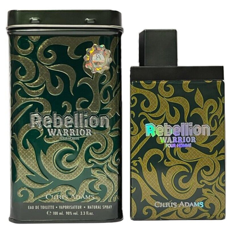 Chris Adams Rebellion Warrior 100ml EDT Spray For Men (EACH) - Click Image to Close