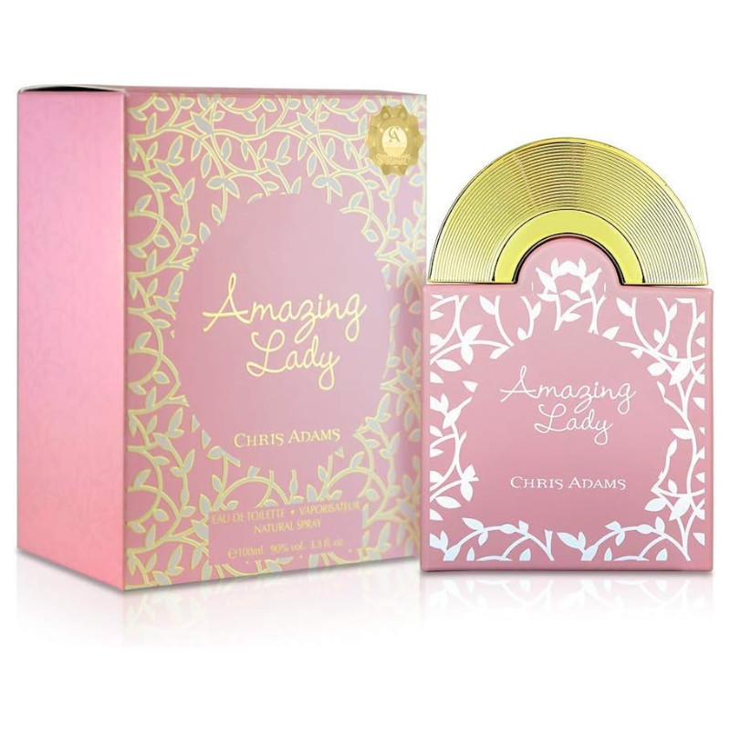 Chris Adams Amazing Lady EDT 100ml Spray For Women (EACH) - Click Image to Close