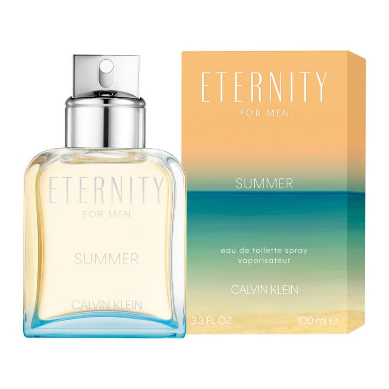 Calvin Klein CK Eternity Summer 100ml EDT Spray For Men (EACH) - Click Image to Close