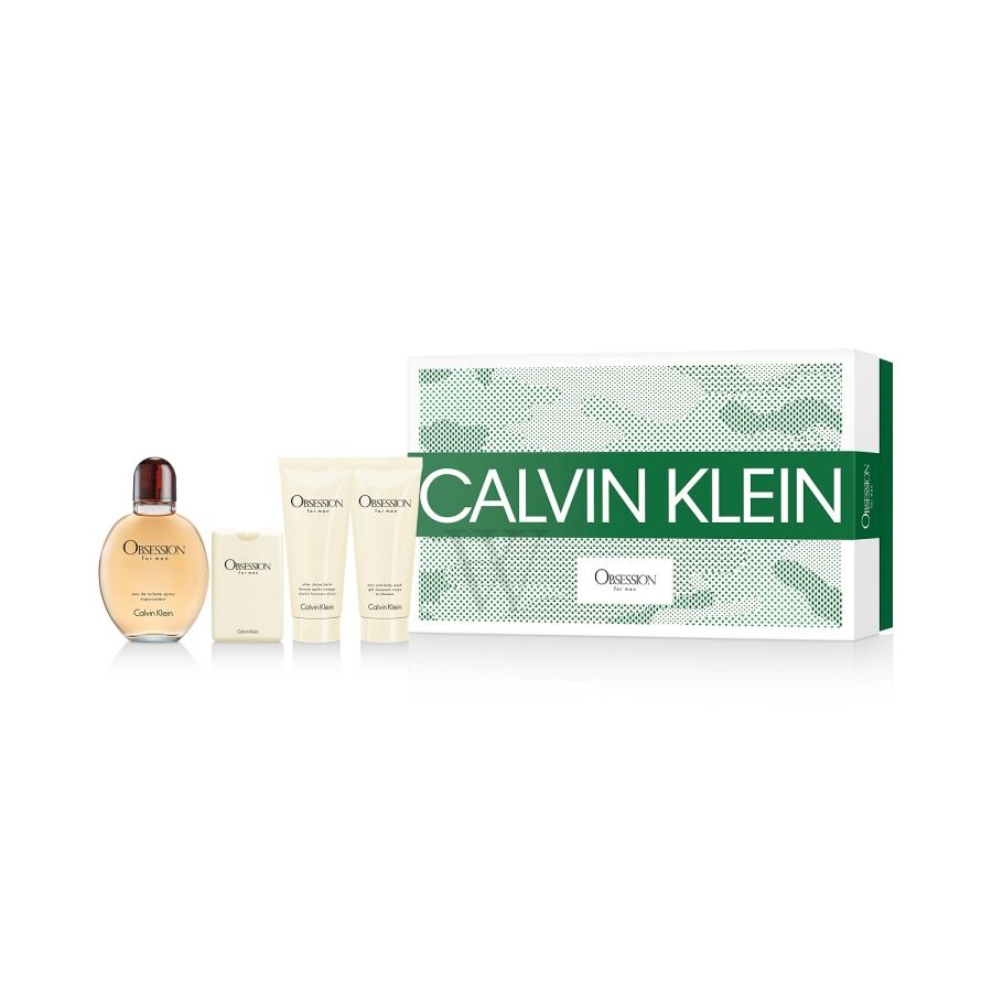 Calvin Klein Obsession For Men Gift Set 01 1 UK Honeypot Wholesale Cosmetics Skincare Fragrances Beauty Accessories And Export