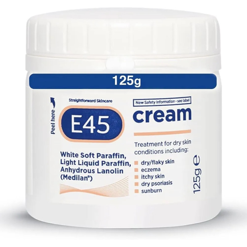 E45 Cream Treatment For Dry Skin 125g (6 UNITS) - Click Image to Close