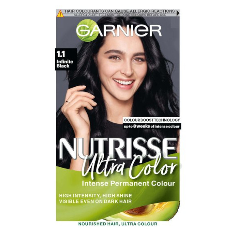 Garnier Nutrisse Ultra Color Hair Colour - Black (6 UNITS) - Click Image to Close