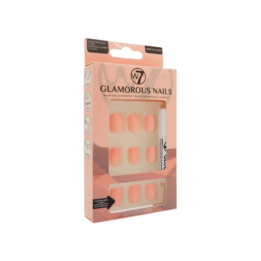 W7 Glamorous Nails Apricot Glow (12 UNITS) - Click Image to Close