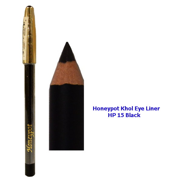 Honeypot UK Kohl Black Eye Liner Pencil BULK (100 UNITS) - Click Image to Close