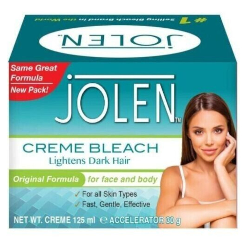 Jolen Creme Bleach Regular Giant 125ml (6 UNITS) - Click Image to Close