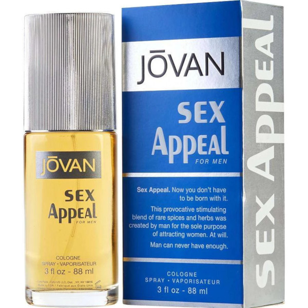 Jovan Sex Appeal For Men cologne Spray 88ml (3 UNITS) - Click Image to Close