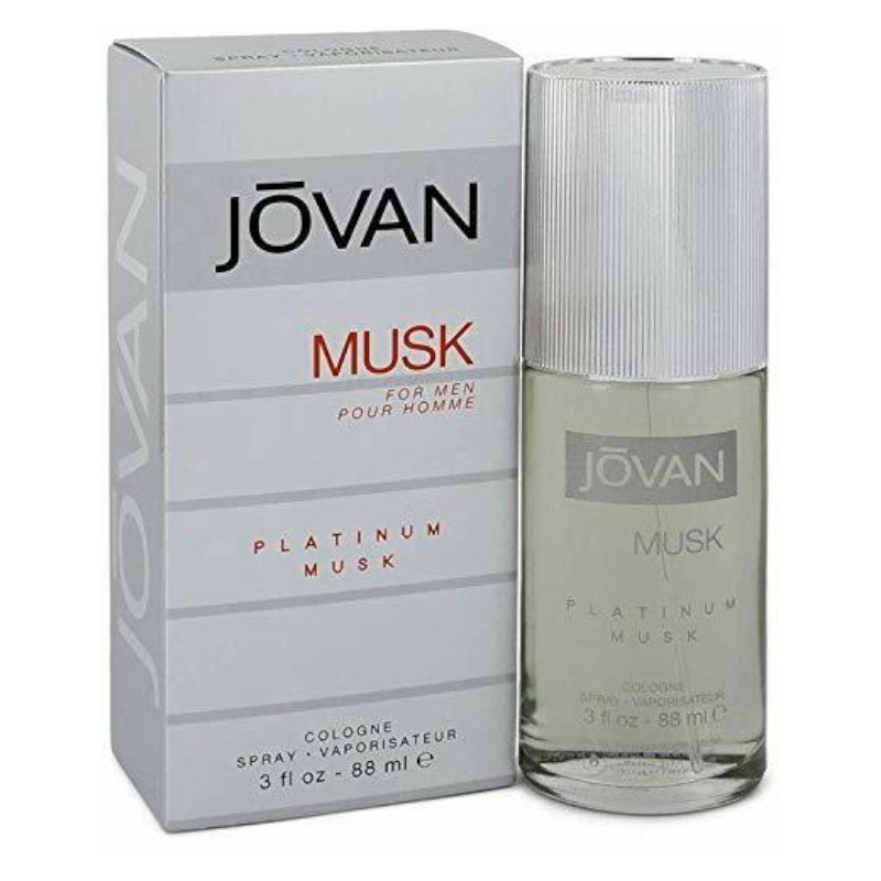 Jovan Platinum Musk For Men 88ml Pour Homme Spray (3 UNITS) - Click Image to Close