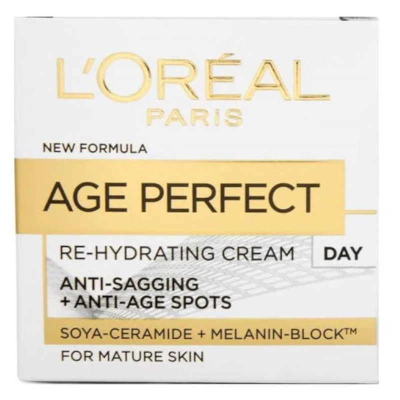 L'Oraeal Age Perfect Re-Hydtrating Cream Day 50ml (6 UNITS) - Click Image to Close