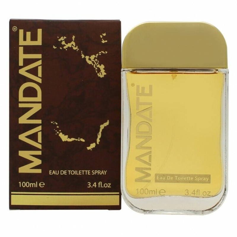 Mandate 100ml EDT Spray For Men (EACH) - Click Image to Close