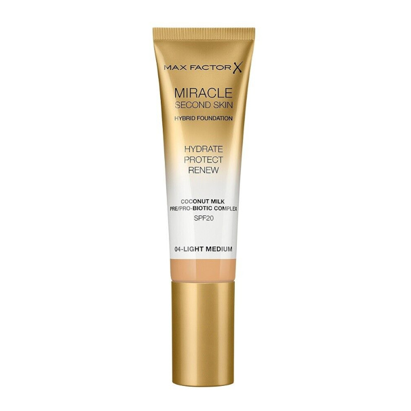 Max Factor Miracle Second Skin Foundation - Light Med (3 UNITS) - Click Image to Close